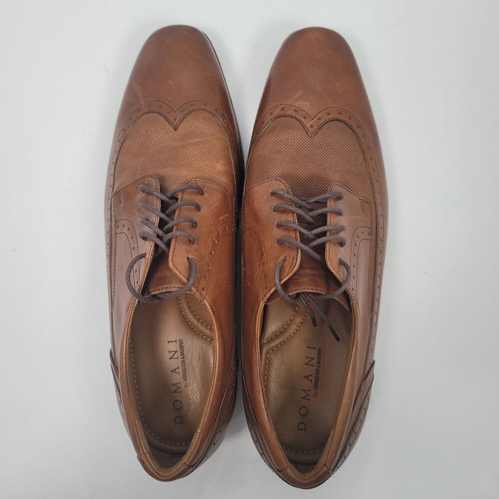 Johnston & Murphy Domani Men's Brown Oxford Dress Shoes 10.5M - Picture 5 of 8